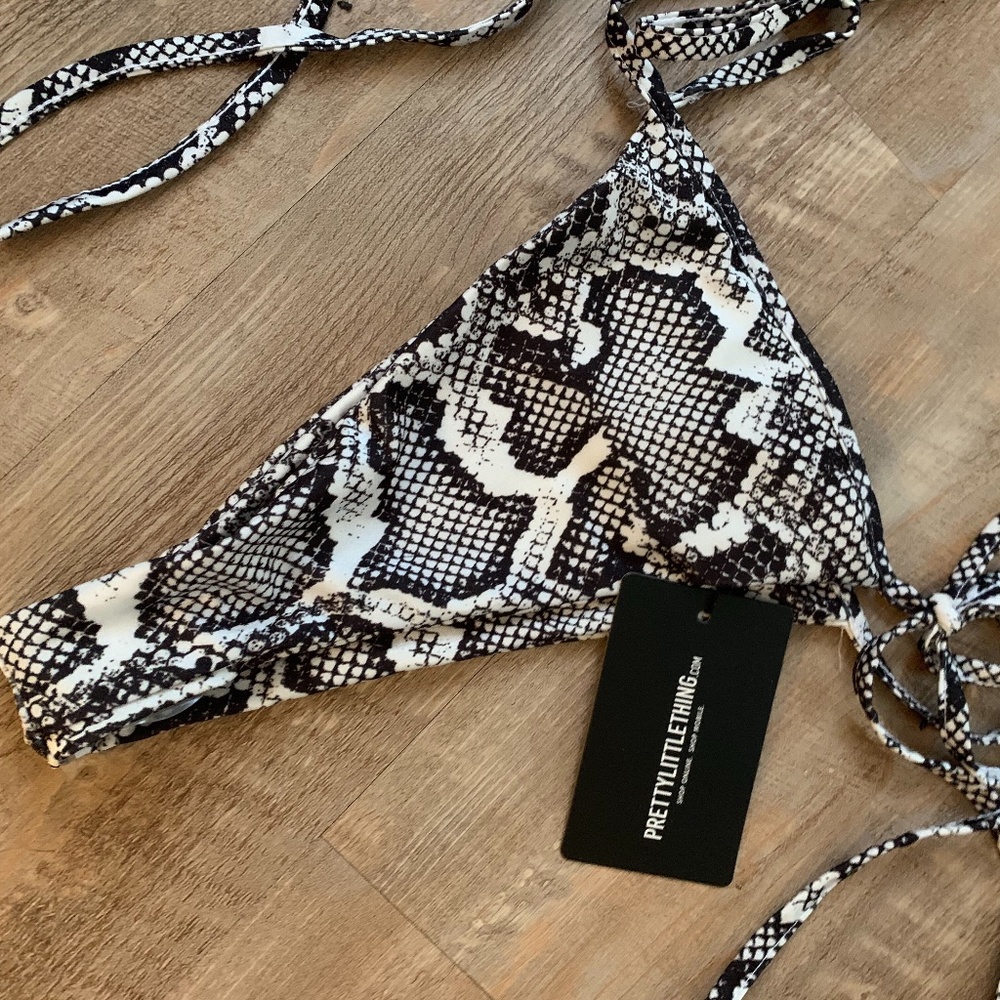 Snake Skin Bikini Bottoms